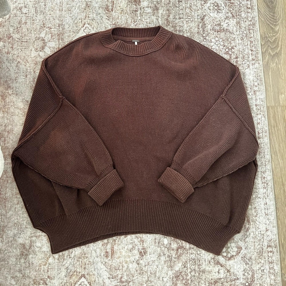 Free People Easy Street Crew Neck